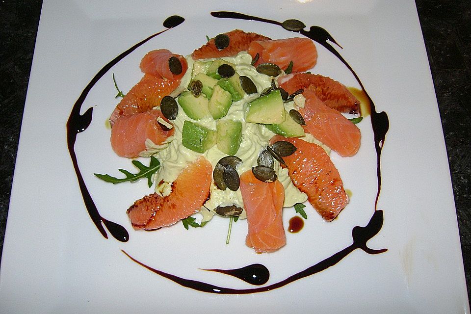 Avocado - Grapefruit - Salat mit Avocado - Espuma