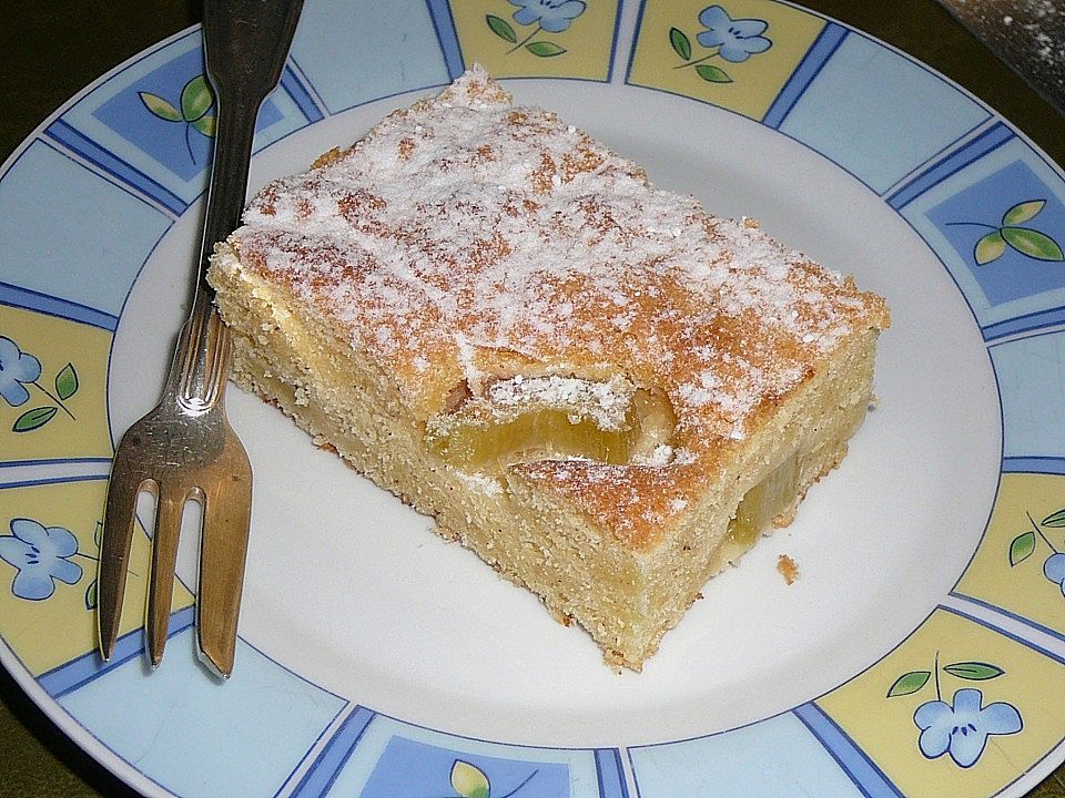 Vanille - Rhabarber Kuchen von Seelenschein | Chefkoch