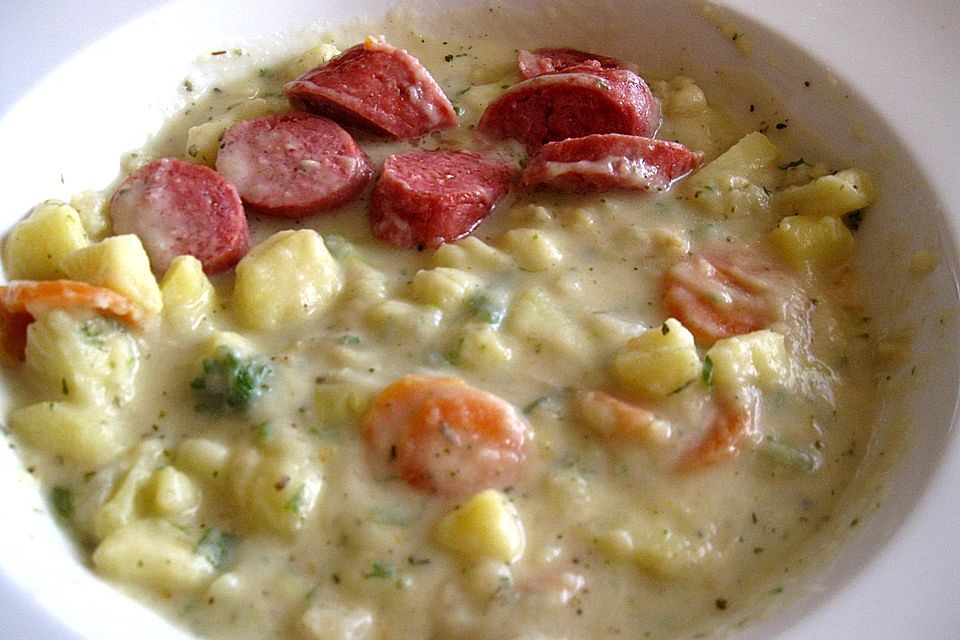 Bunte Kartoffelsuppe