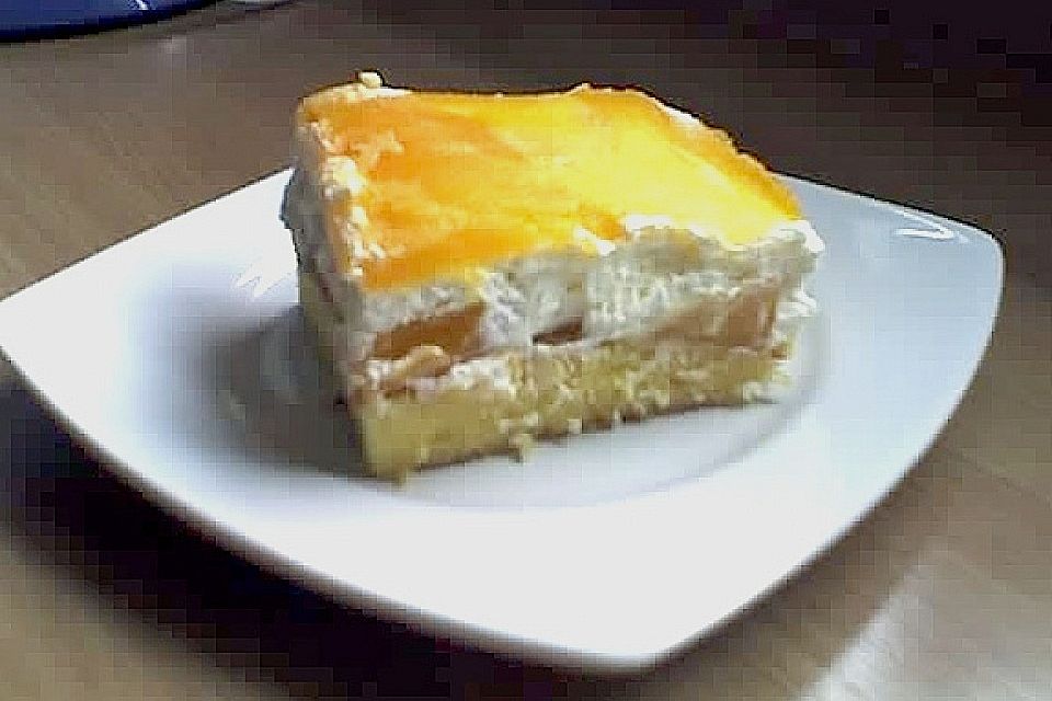 Pfirsichtorte