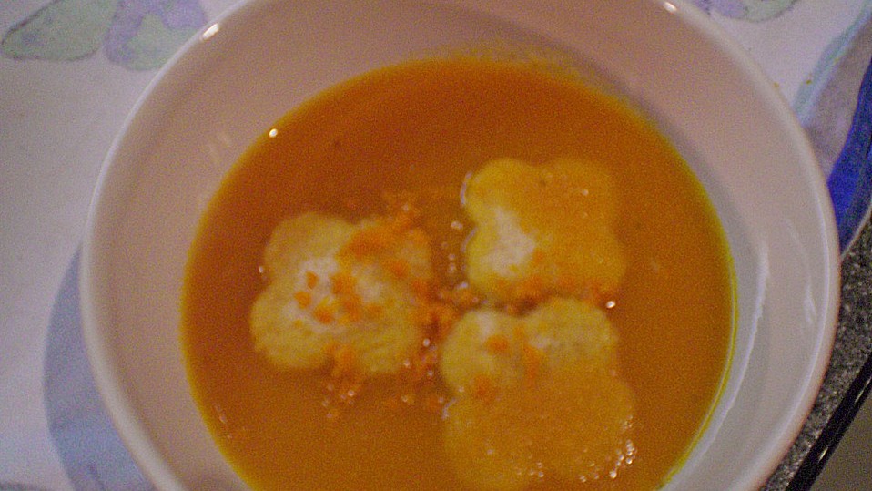 Möhren - Orangen - Cremesuppe mit Ingwer von he-devil