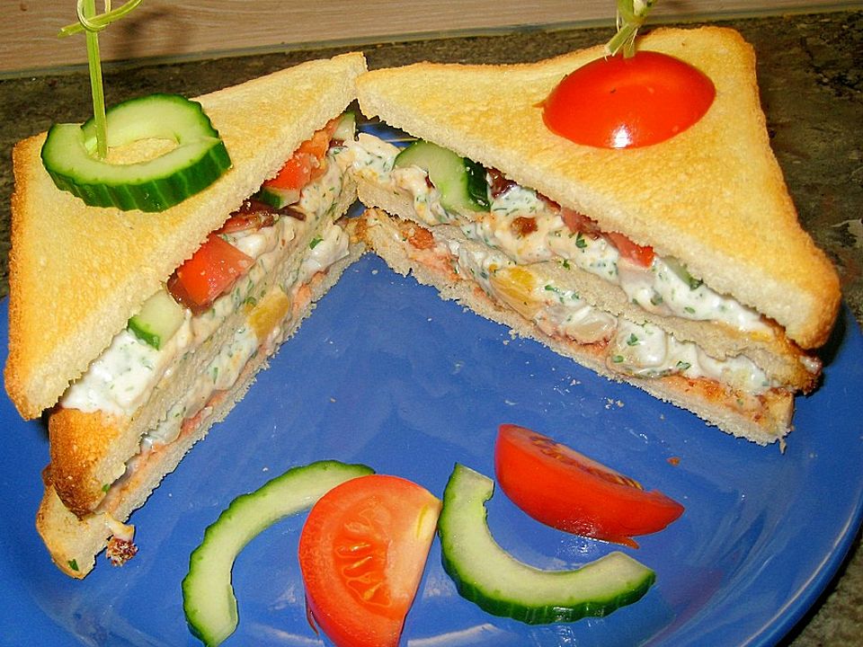 Hamburger Club - Sandwich von fellchen| Chefkoch