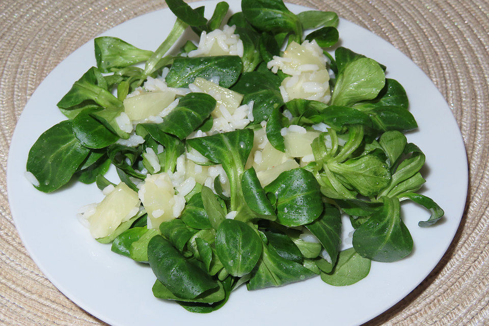 Rapunzel - Reis - Salat mit Ananas