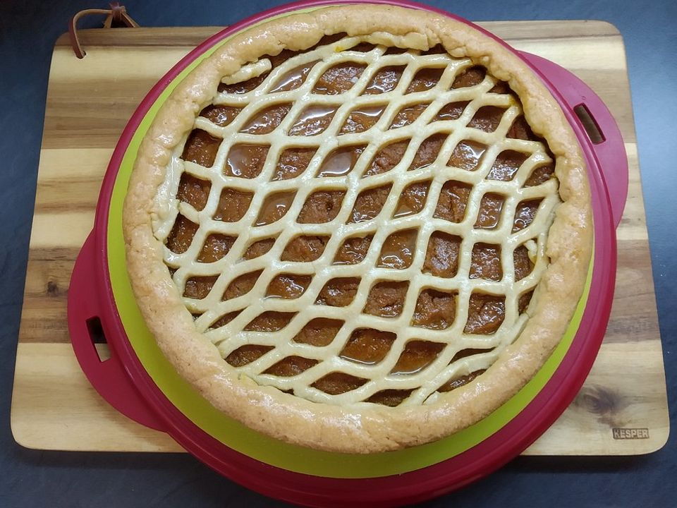 Gedeckter Kürbiskuchen vom Blech von Sofi| Chefkoch