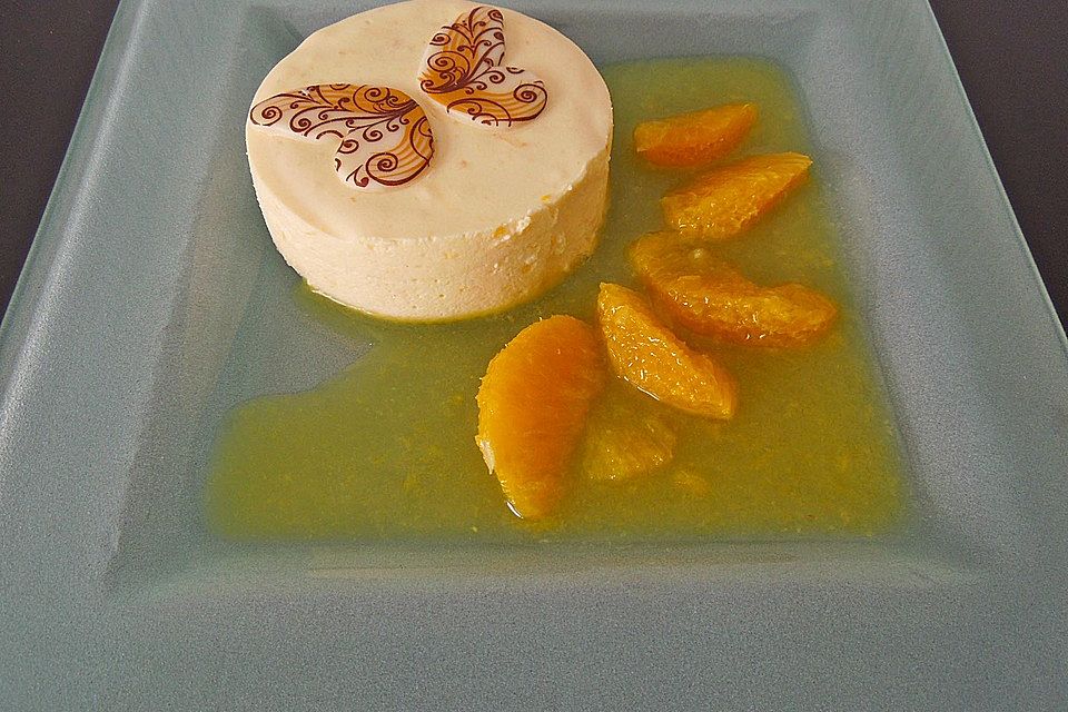 Orangen - Quark - Mousse