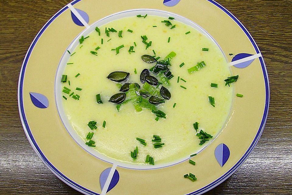 Amerikanische Kürbiscreme - Suppe