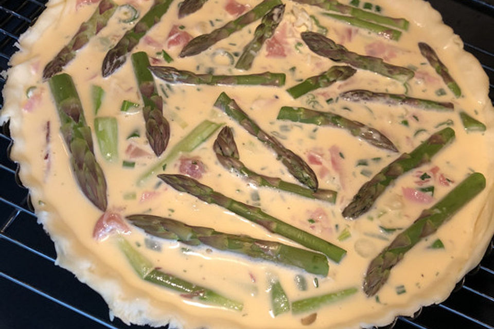 Spargel - Quiche