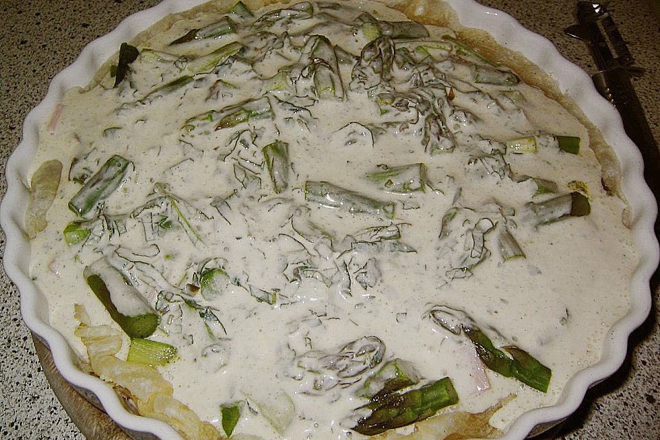 Spargel - Quiche