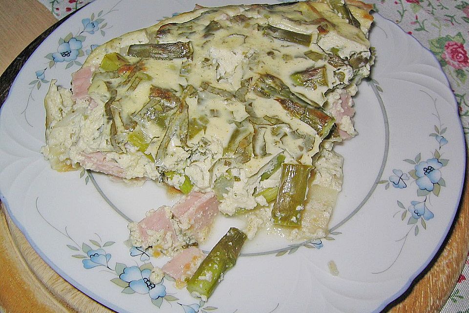 Spargel - Quiche