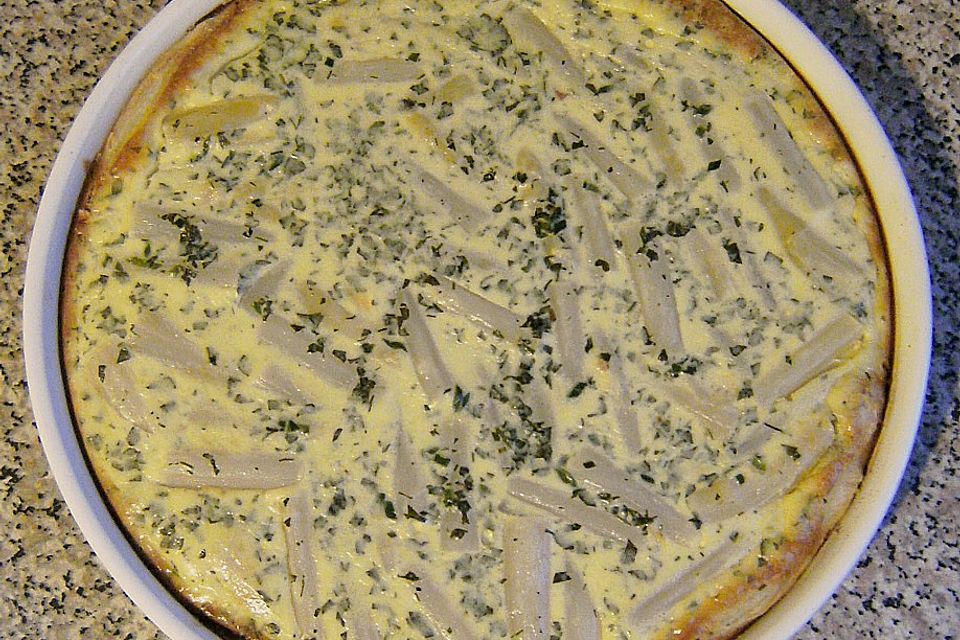 Spargel - Quiche