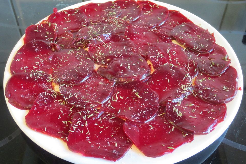 Rote Bete - Carpaccio