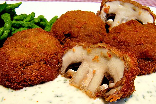 Panierte und frittierte Champignons von duffelino| Chefkoch