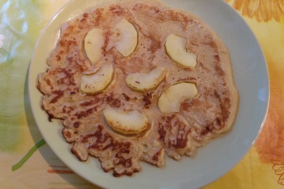 Apfel - Pfannkuchen mit Zimt