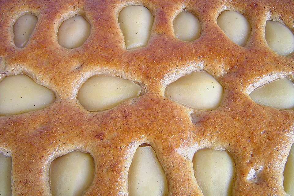 Chrissis Dinkel-Birnen-Kuchen