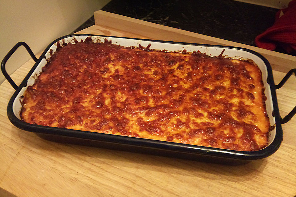 Cannelloni mit Spinat und Frischkäse