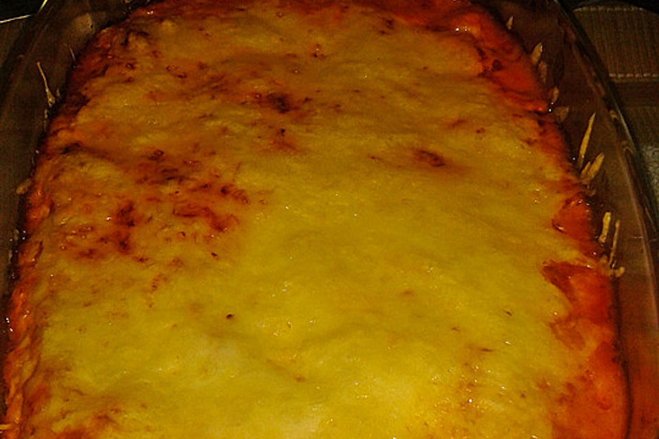 Cannelloni mit Spinat und Frischkäse