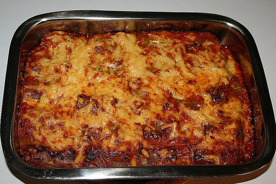 Cannelloni mit Spinat und Frischkäse