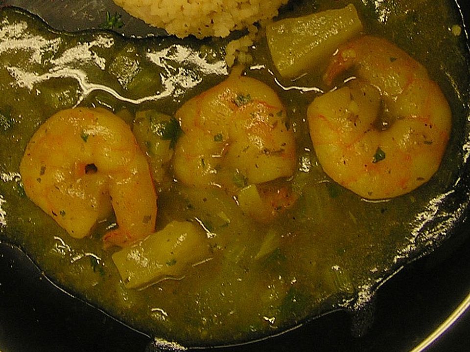 Scampi - Gurken - Curry mit Koriander von ToP-küChe| Chefkoch