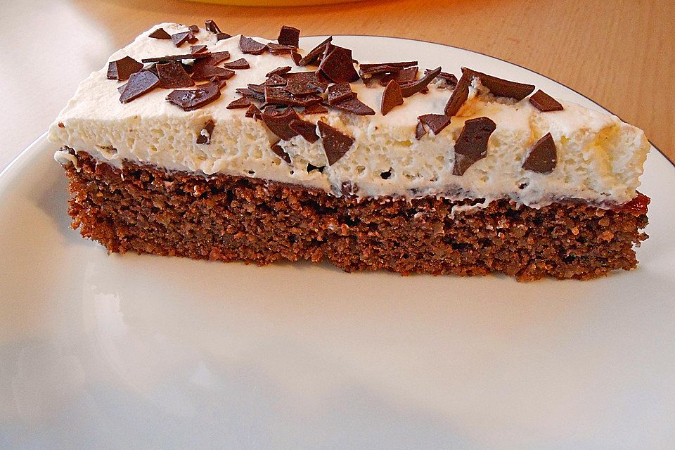 Herrentorte mit  Preiselbeeren und Kaba