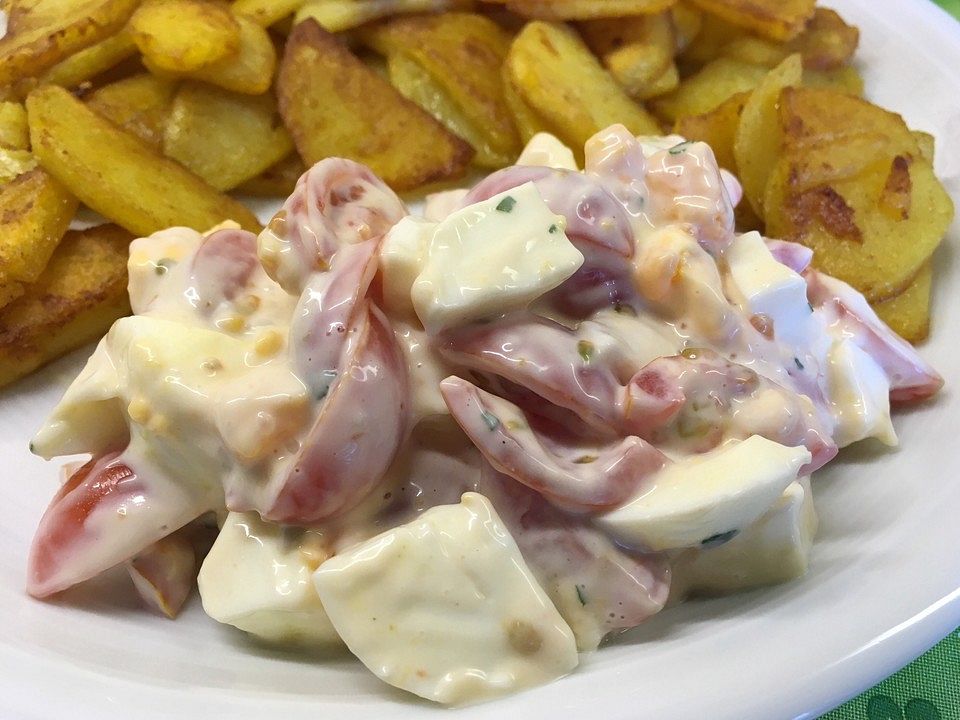 Eiersalat mit Tomaten von StefanieN| Chefkoch