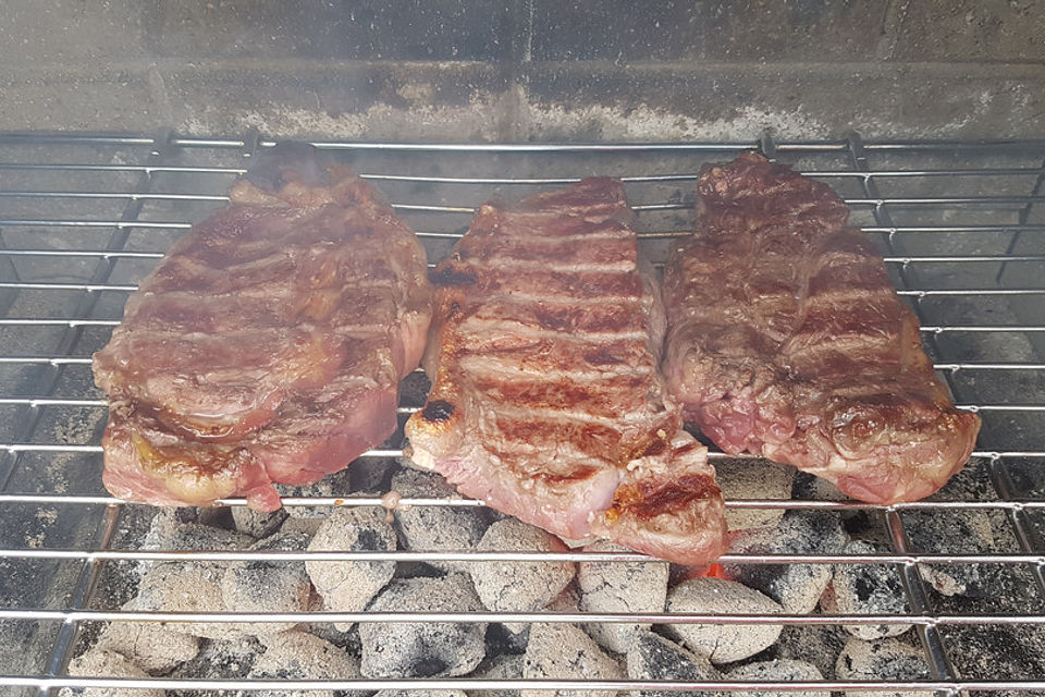 Axels gegrillte Rindersteaks