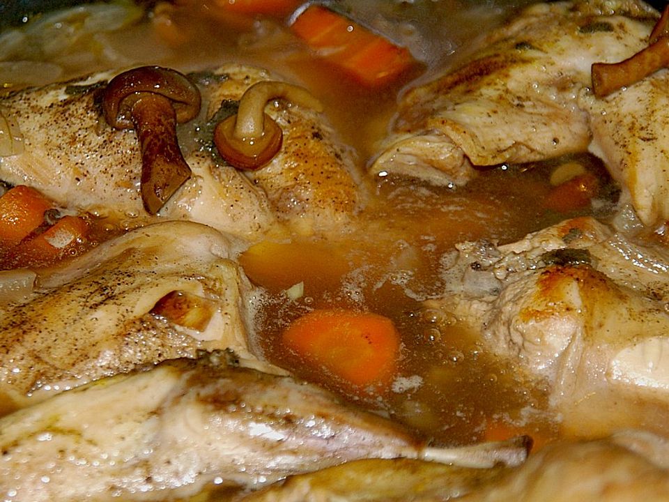 Hase in Salbei - Stockschwämmchensauce| Chefkoch
