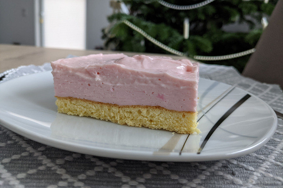 Pfirsich - Joghurt Torte mit Vanillehauch