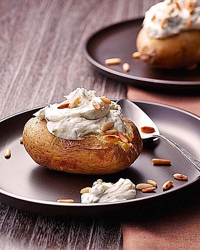 Backkartoffeln mit Gorgonzola-Creme