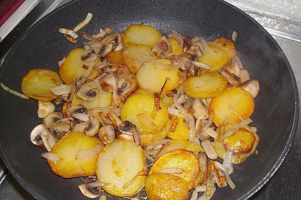 Champignon - Kartoffelpfanne