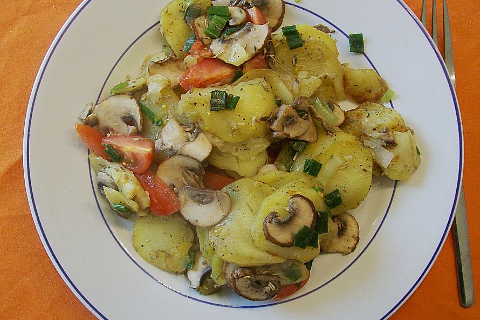 Champignon - Kartoffelpfanne