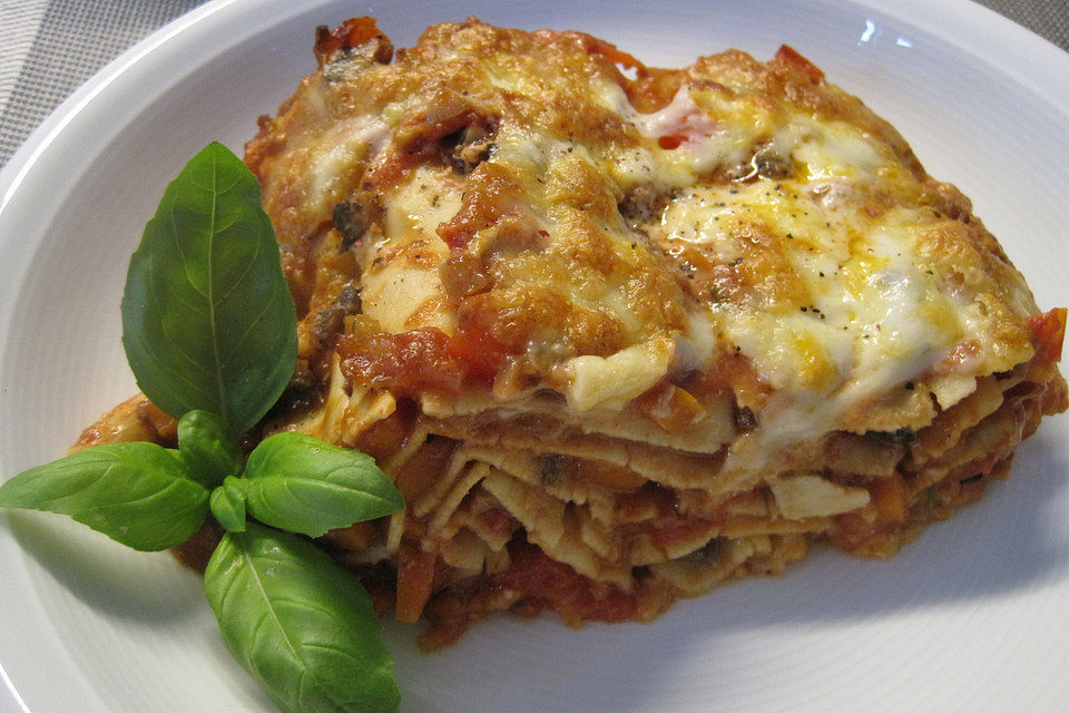 Antonias vegetarische Lasagne