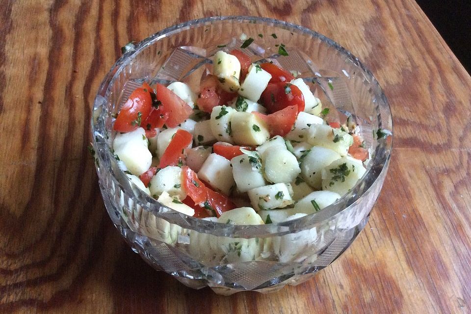 Spargelsalat Tricolore