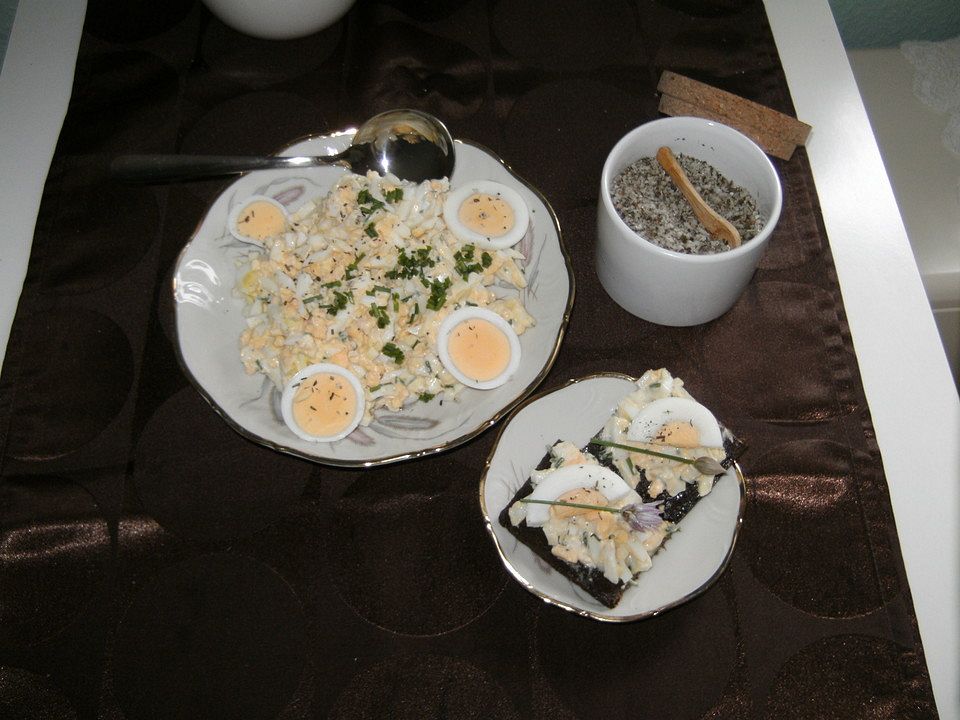 Eiersalat mit Schnittlauch von Yemaja18 | Chefkoch Eiersalat mit Schnittlauch von Yemaja18 | Chefkoch