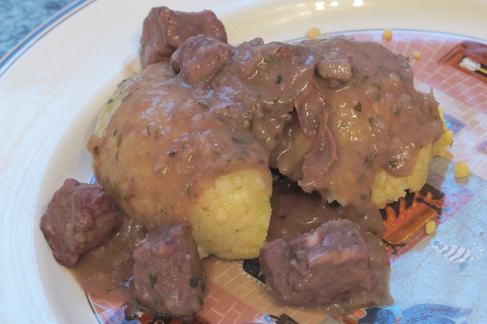 Wildschweinragout mit Kastanien