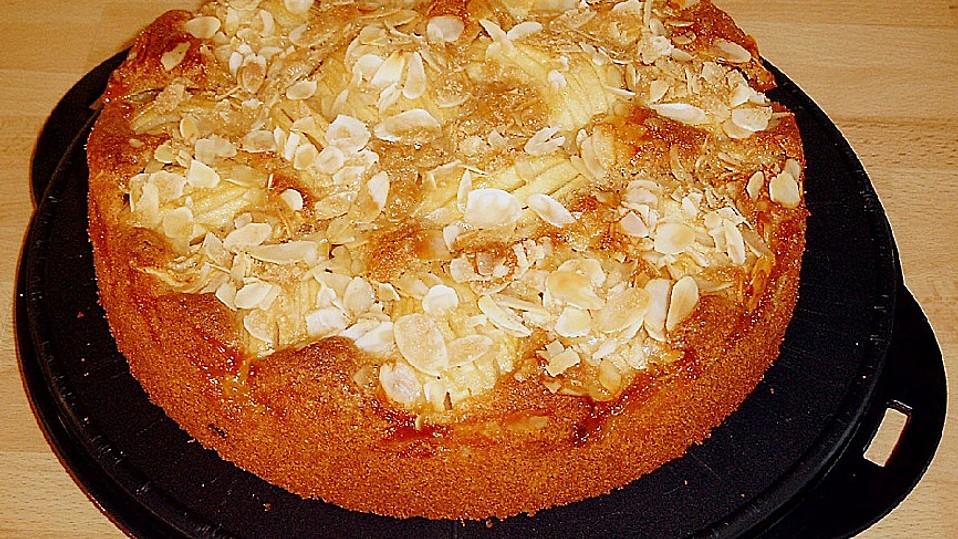 Apfelkuchen mit Calvados und Rum - Rosinen von Gilla Apfelkuchen mit Calvados und Rum - Rosinen von Gilla