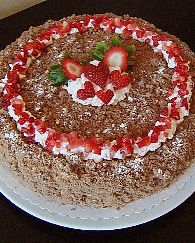 Erdbeer - Quark - Sahne - Torte