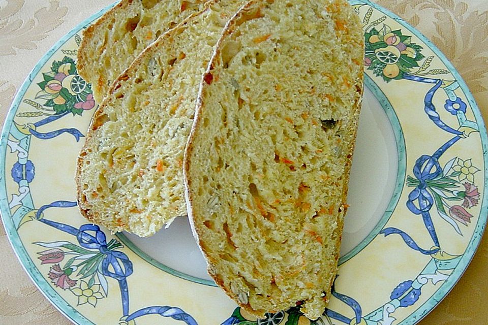 Kürbiskern - Karottenbrot