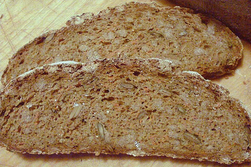 Kürbiskern - Karottenbrot