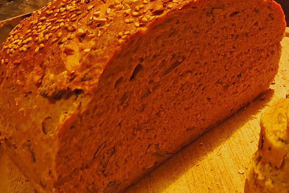 Kürbiskern - Karottenbrot