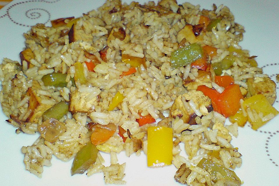 Tofu - Paprikapfanne