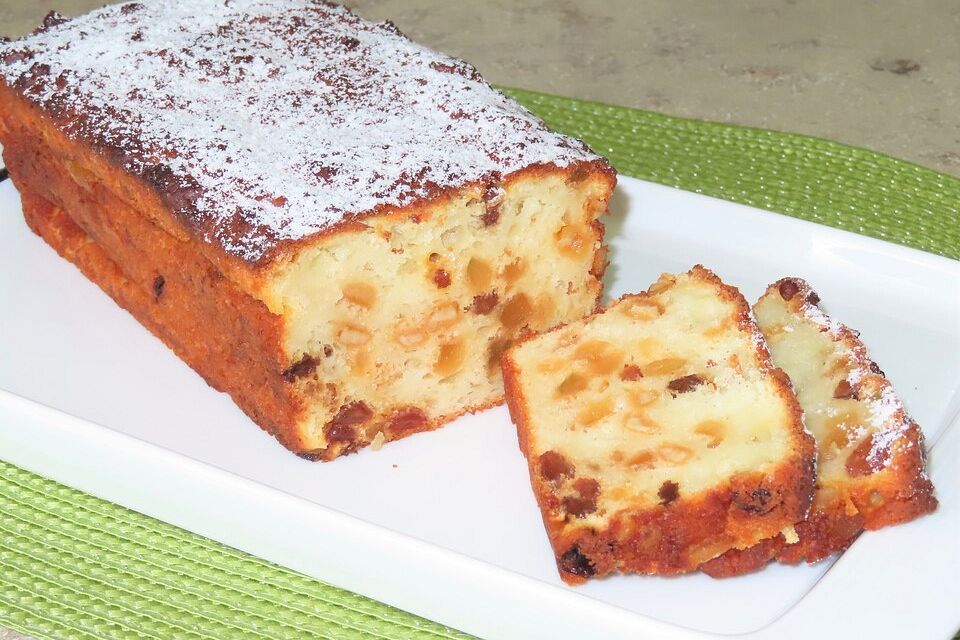 Juanas Quarkkuchen mit kandierten Früchten