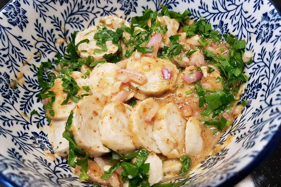 Bayerischer Weißwurst - Salat