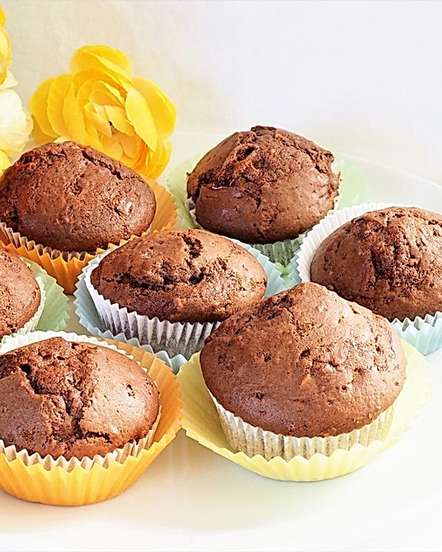 Erdnussbutter - Schokoladen - Muffins