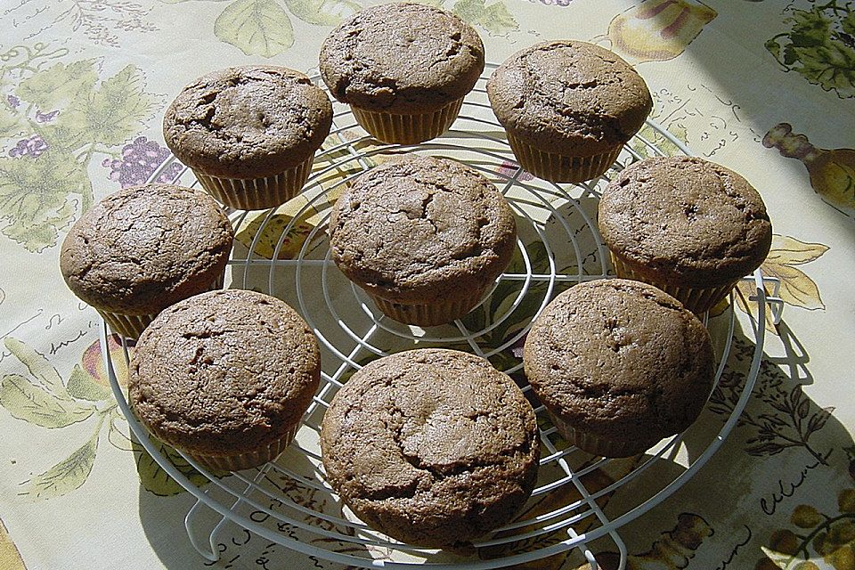 Erdnussbutter - Schokoladen - Muffins