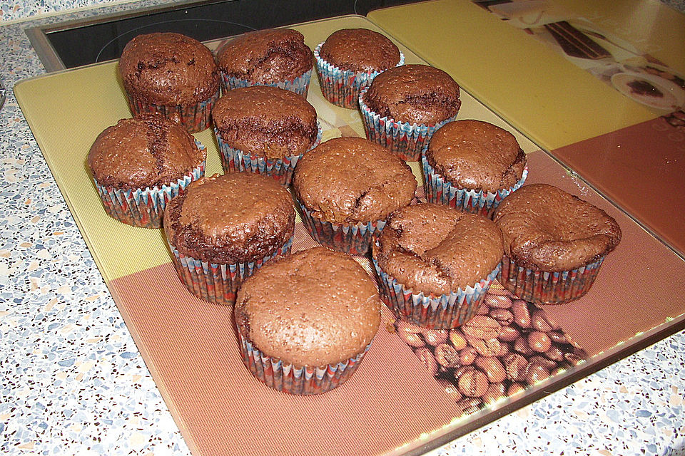 Erdnussbutter - Schokoladen - Muffins