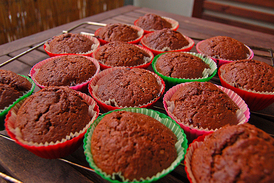 Erdnussbutter - Schokoladen - Muffins