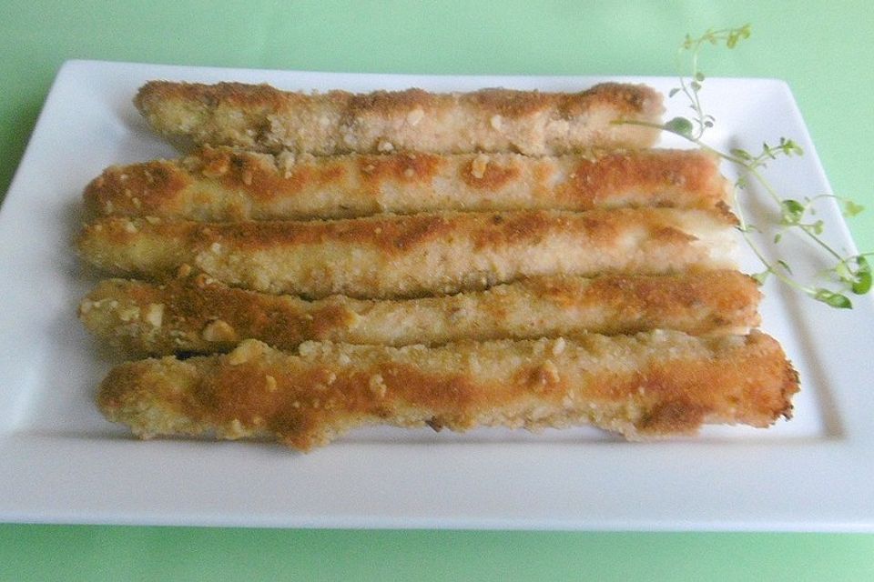 Gebackener Spargel mit Nusskruste