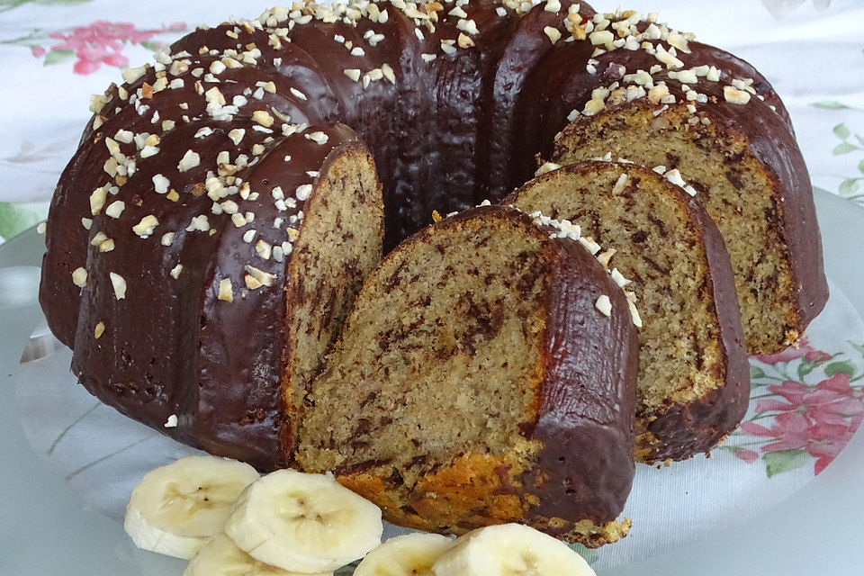 Bananen - Schoko - Kuchen