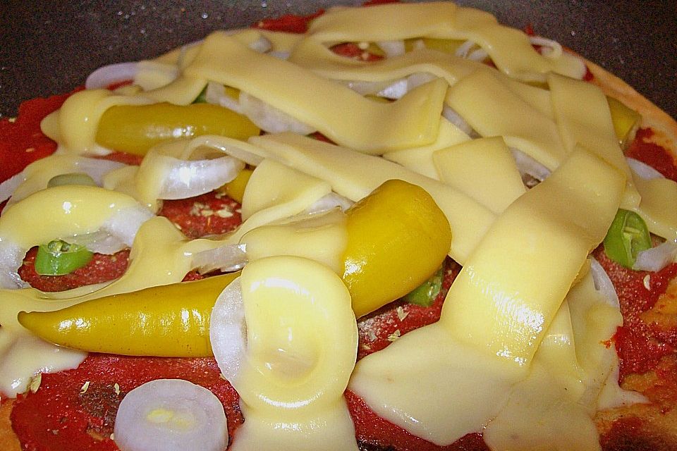 Pfannen-Pizza