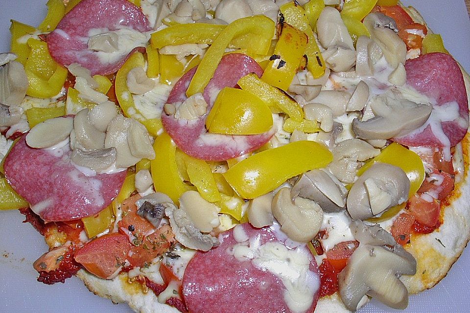 Pfannen-Pizza